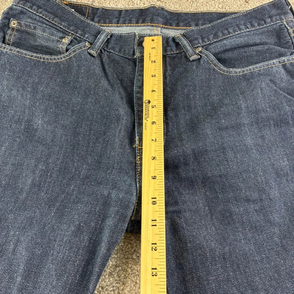 Levi Strauss Co 514 Mens 36x34 Dark Wash Straight‎ Leg Jeans Denim Pants Casual